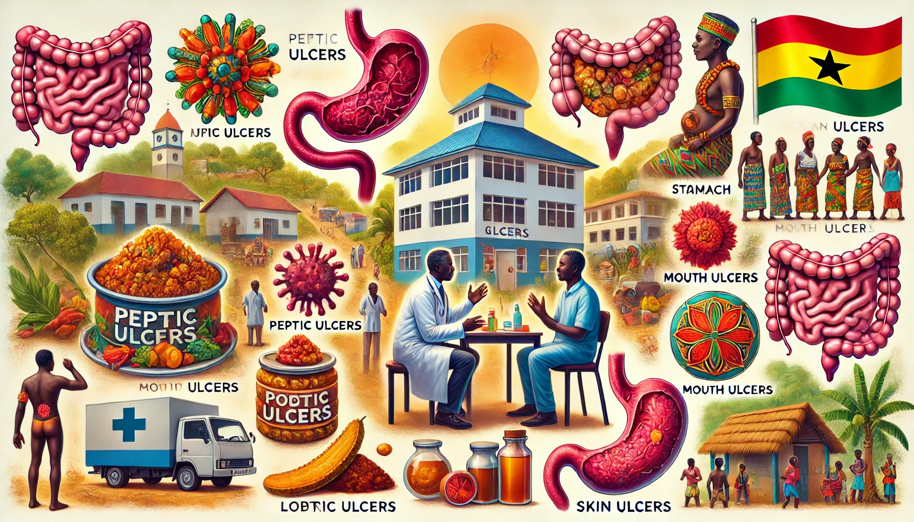 🔥 Stomach on Fire? How Ghanaians Can Fight Ulcers 🌶️🛡️